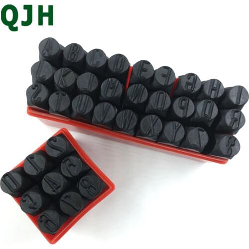 Steel Die Metal Stamping kit Punch Tool Number Letter Alphabet Stamps Tools DIY Jewelry Gold Silver Metal leather LOGO Stamp