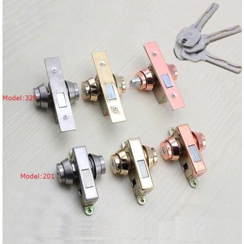 Frame Glass Door Lock Boxes Deadbolt Mortise Gate Floor Lock Aluminum Wooden Framed door flat head