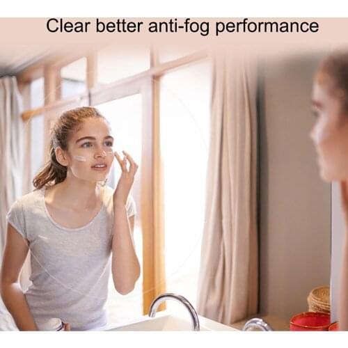 SUNICE Clear Mirror Protective Film Anti Fog Film house bathroom Mirror Self Adhesive Sticker Film Window Mirror 152*500CM