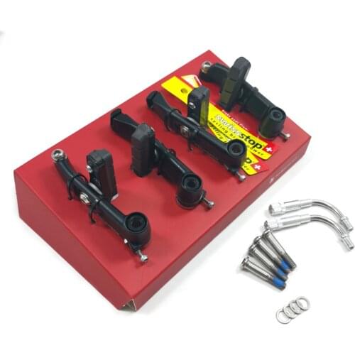 Fouriers Alloy 3D forged Road Bike Aero Direct Mount V Brake with Swissstop Brake Pads For Giant Propel Alloy or Carbon Wheels