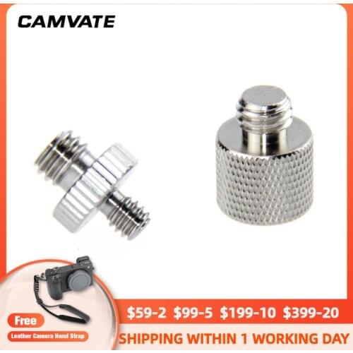 Screw Convert Adapters 1/4"to 3/8" for DSLR Camera Tripod Monopod Cage Rig C1069 camera photography accessories
