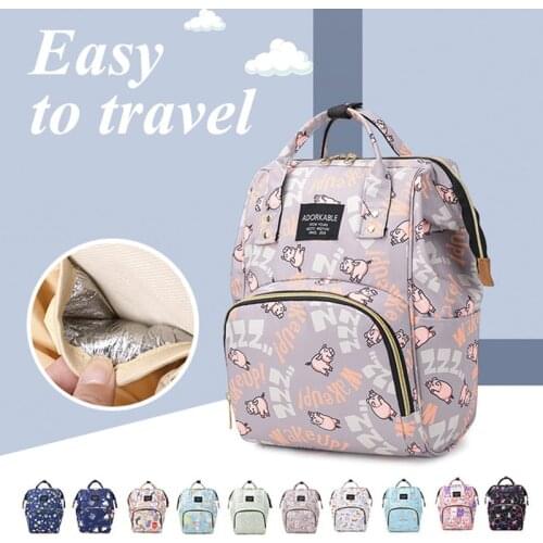 Mummy Large Capacity Diaper Bag Care Backpack Waterproof Outdoor Travel Diaper Maternity Bag Baby Diaper Travel Bag For Stroller
