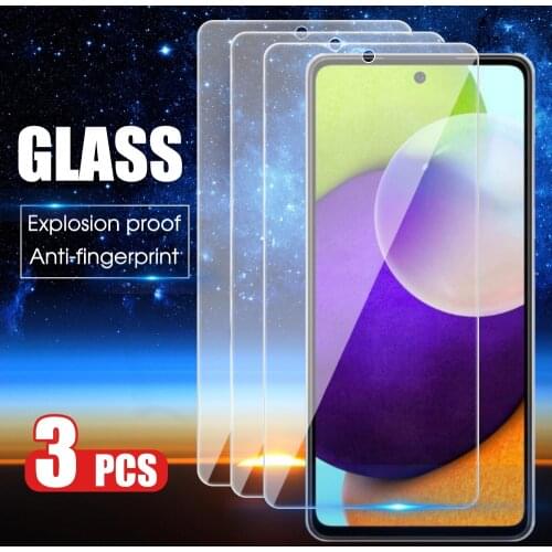 3pcs Screen Protector Glass for Samsung Galaxy S21 Plus S20 FE A52 A72 A32 F62 M62 A51 A71 Tempered Glass For Samsung a 52 32 72