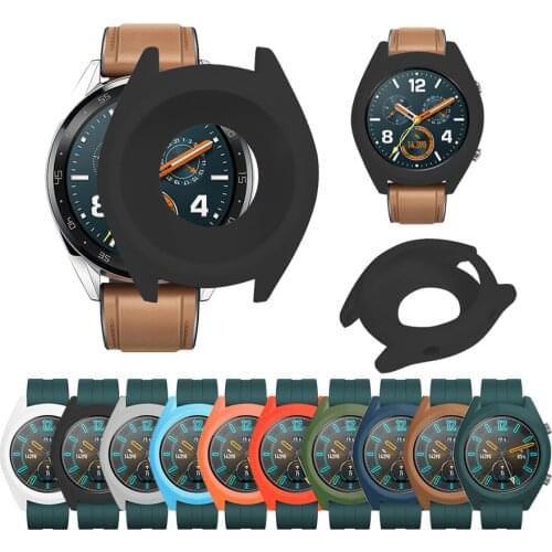 Protective Full Case Cover Silicone Bumper Shell for Huawei Watch GT/GT Active Replacement Watch Cases