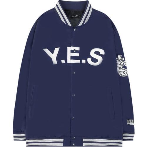 Retro goth baseball uniform jacket womens 2021 spring and autumn American all-match casual loose BF Harajuku style jacket women