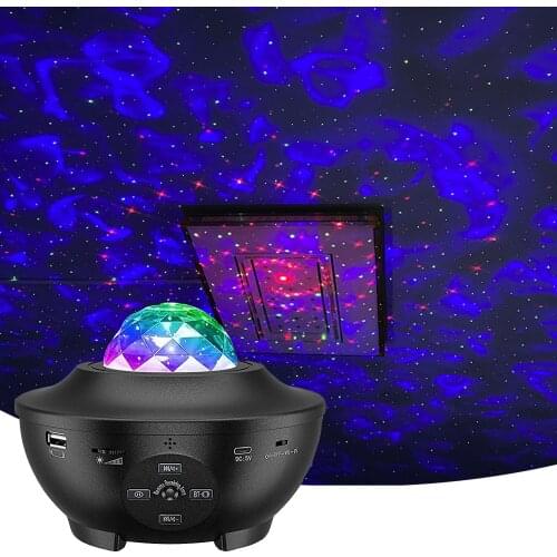 Star Light Projector, KisMee LED Nebula Projector with Galaxy Starry Projector Light Build-in Bluetooth Hi-Fi Stereo Music Speak