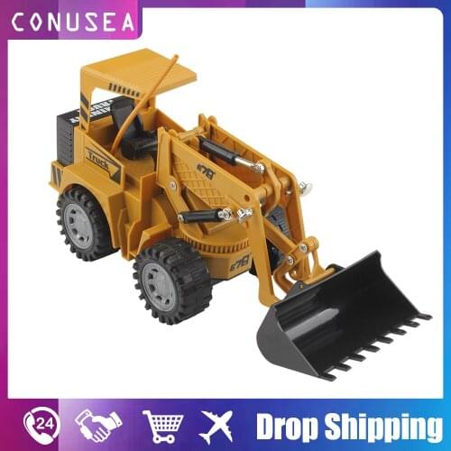 1/24 RC Car Truck Excavator Bulldozer Dump Caterpillar Machine Pace Car Model Tractor Engineering Vehicle Kids Toys for boys kid
