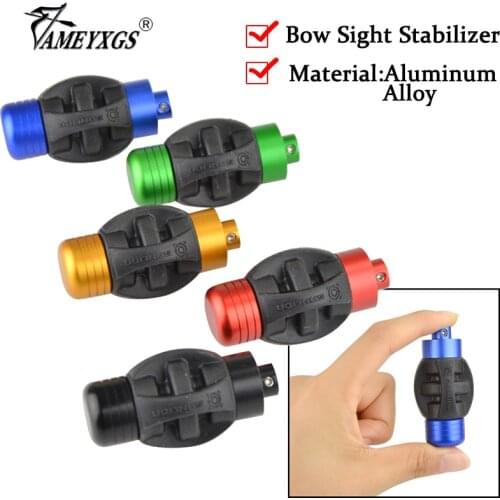 1pc Archery Bow Sight Stabilizer Damper Rod Recurve Bow Sights Silencer Shock Absorber For Bow Hunting Shooting Accessories