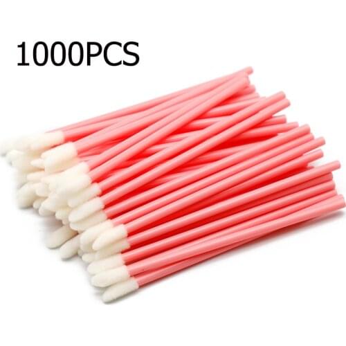 1000/500 Pcs Disposable Lip Brush Lipstick Gloss Wands Applicator Makeup Tool Cosmetic Brushes Eyelash Eyebrow Accessories