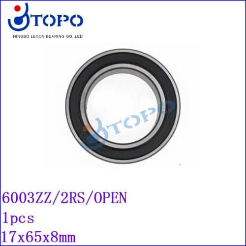 17*65*8mm Deep Groove Ball Bearings6003 ZZ/2RS/OPEN