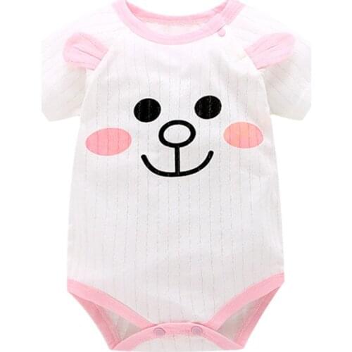 2020 New Fashion Baby Romper Unisex Cotton Short Sleeve Newborn Baby Clothes Jumpsuit Infant Clothing Set 100% cotton