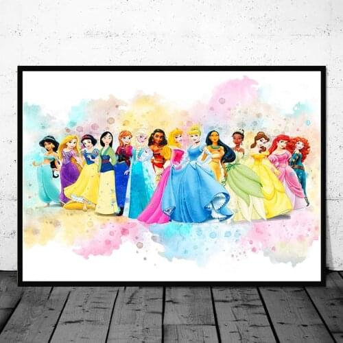 5D DIY Diamond Painting Disney Princesses Cross Stitch Kit Mosaic Diamond Embroidery Full Drill Home Decoration