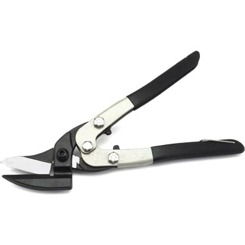Aviation Scissors Regular Tin Cutting Shears for Packing Straps, Fabric, Iron Sheet, Thin Aluminum, Aluminum Tape, Wire, CR-V
