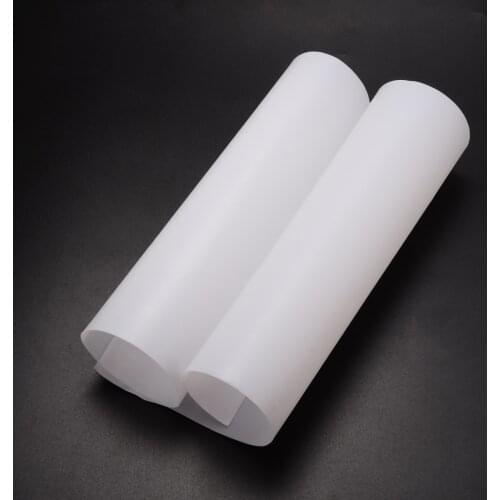 White PTFE Film/Sheet Virgin High Strength 500x250x0.3mm For Power Tools