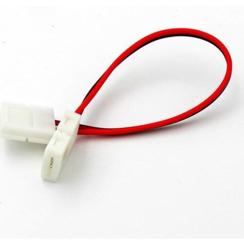 Free shipping 8mm LED Strip lengthen solderless Connectors for 3528/2835 LED strip to strip connection