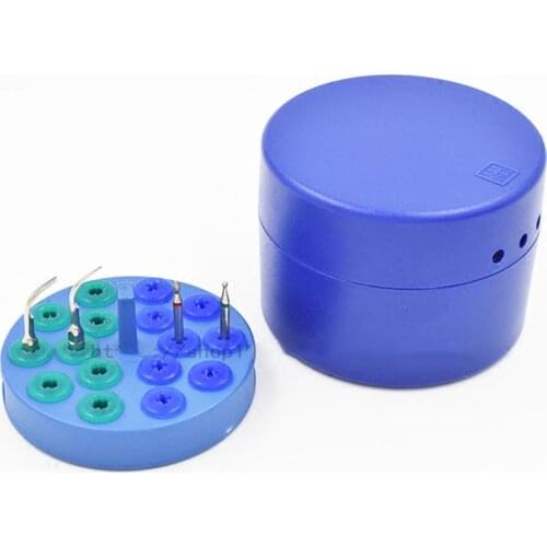 44 Holes Dental Bur Holder Stand Autoclave Dental Scaler Tips Burs Disinfection Box Case