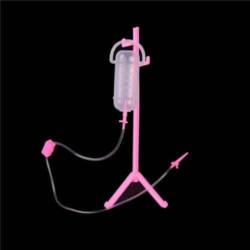 1 Set Doctor Play Set Toy Kits Pretend Toys Role-playing games Child Medical kit with Hanging Bottle Doll Accessories