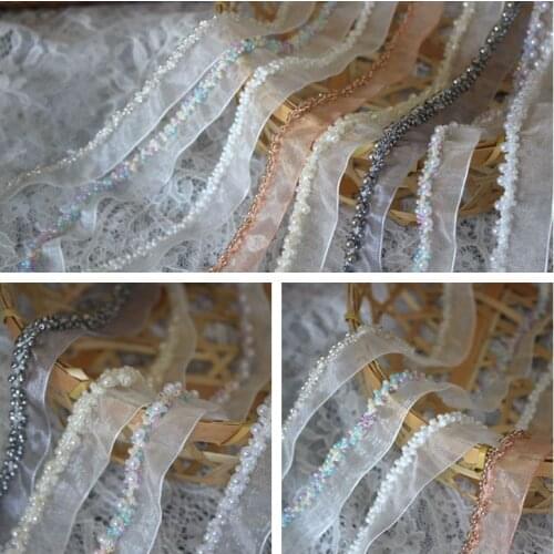 Exquisite colored tube beads, net yarn, nail beads, clothing decoration accessories, DIY jewelry, necklace, bracelet, shoulder s