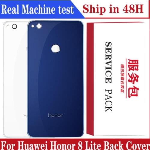 Original Back Housing Replacement for HUAWEI Honor 8 LITE Back Cover Battery Glass with Camera Lens adhesive Sticker