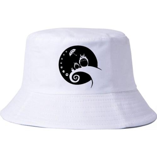 Totoro Studio Ghibli Harajuku Kawaii bucket hat Women Ullzang Miyazaki Hayao fisherman hat Funny Cartoon totoro Panama gorras
