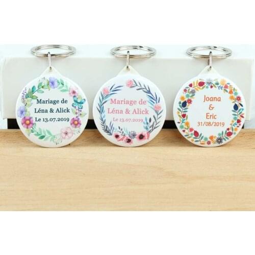 Personalized logo Keychain with Mirror Custom Wedding Favors And Gifts Wedding Gifts For Guests baby shower birthday Souvenirs