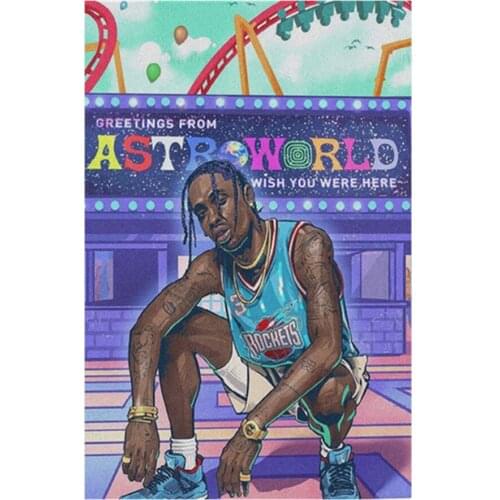 Hip Hop Poster 5D Diamond Painting Cool Rapper Cartoon Mosaic Diy Full Round Diamond Embroidery Cross Stitch Rhinestone Home Dec