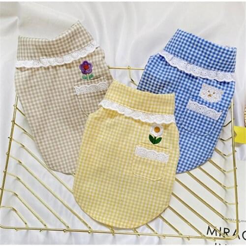 Cat Dog Shirt Summer Dog Clothes Yorkie Pomeranian Poodle Bichon Schnauzer Pug Clothing Puppy Costume Coat Small Dog Costumes