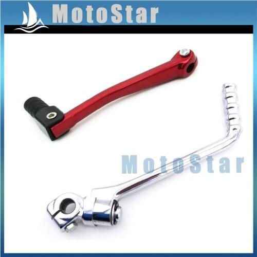 Folding 11mm Gear Shifter Lever + 13mm Kick Starter Lever For Chinese CRF50 TTR BSE 50cc 70cc 90cc 110cc 125cc Pit Dirt Bike