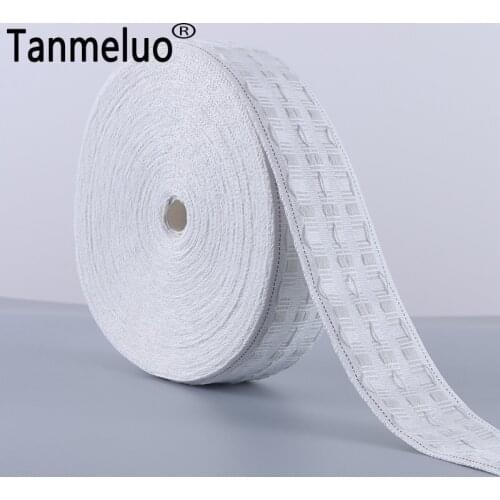 Three-wire draw belt Curtain Cloth Tape Pull Pleated Tape White Ribbon Tape Thickening DIY Sew Curtain Accessories