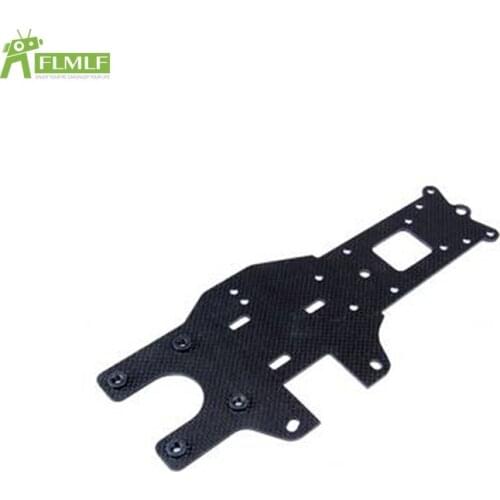 Carbon Fiber Rear Engine Chassis Plate Fit for 1/5 HPI ROFUN BAHA ROVAN KM BAJA 5B 5T 5SC Toys Racing Games Parts