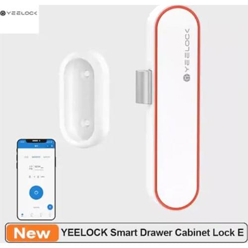 Youpin YEELOCK Smart Keyless Drawer Cabinet Lock Bluetooth APP Unlock Anti-Theft Child Safety File Security Drawer Smart Lock