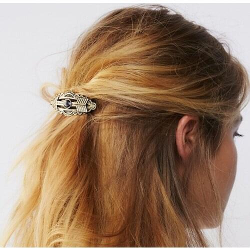 Vintage retro geometry hairgrips headwear hairclips barrettes hair accessories