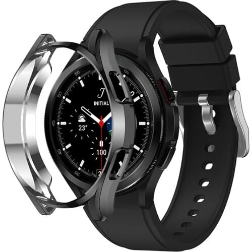 Protective Case For Samsung Galaxy Watch 4 Classic 42mm 46mm Plating TPU Shell Soft Protector Cover For Galaxy Watch4 Classic