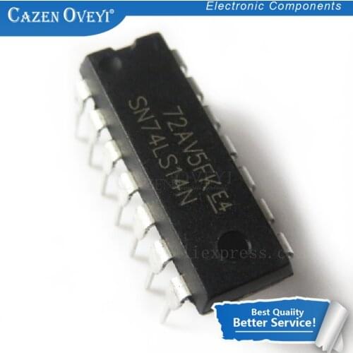 10pcs/lot SN74HC14N DIP-14 SN74HC14 DIP 74HC14N DIP14 74HC14 In Stock