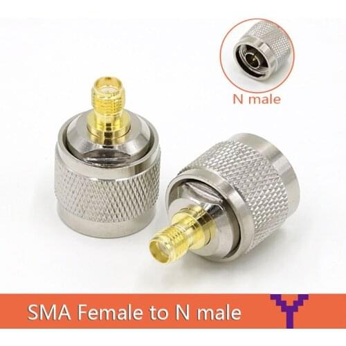 10PCS N Male Plug to SMA Female Plug RF Coaxial Adapter Connector