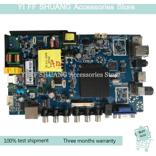100% Test shipping for CV338H-A32 Universal TP.MS628.PB818 MS338.PB818 Intelligent Network TV Motherboard