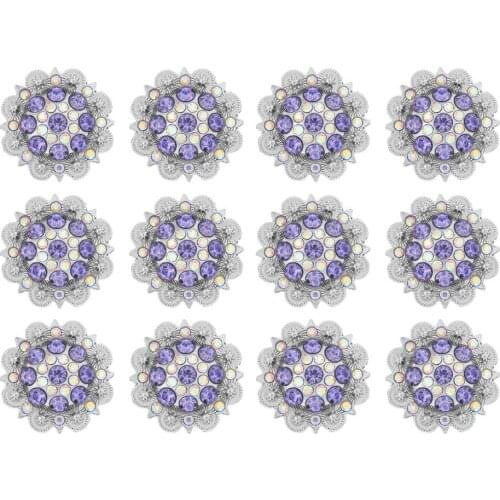 Western belt accessories zinc alloy rhinestone saddle and leather bag accessories shoe accessories multi-function belt screws