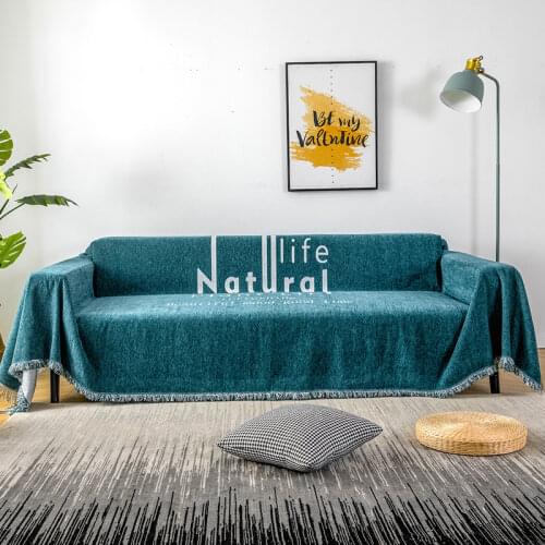 All Inclusive Sofa Cover Nordic Couch Covers for Sofas Letters Jacquard Throw Blanket Thick Sofa Towels Protecor 1/2/3/4 Seat