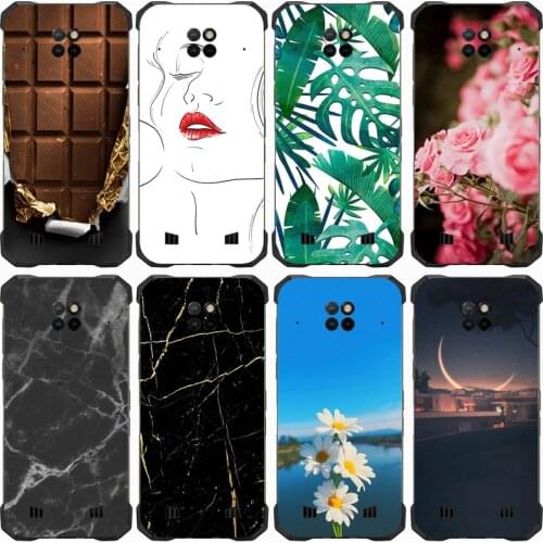 For Doogee S88 Case Rose Wolf Cute Patterned Cover Soft Silicon Phone Case for Doogee S88 Pro Top Quality