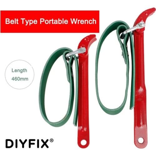 DIYFIX Oil Filter Water Purifier Wrench Filter Element Replacement Universal Belt Wrench Tool Removal Filter Oil Grid