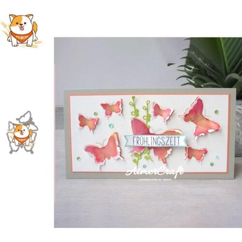 3PCS Butterfly Animal Metal Cutting Dies Scrapbooking Stencil Decorative Embossing Craft Die Cuts Card Making New Dies For 2019