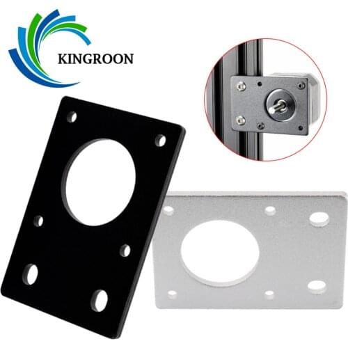 KINGROON 2PCS NEMA 17 42 Stepper Motor Mounting Bracket Mounting Plate Fixed Plate Bracket For 3D Printer CNC Parts