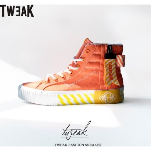 2021 Spring and Autumn New Twill High-top Canvas Shoes Men and Women Couple Casual Shoes