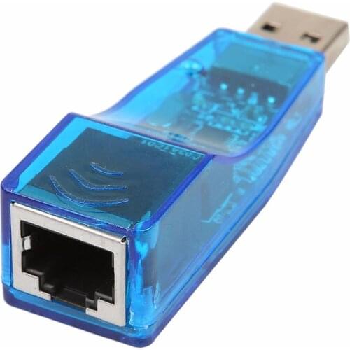 1PCS USB 2.0 To LAN RJ45 Ethernet Network Card Adapter For PC 10/100Mbps New