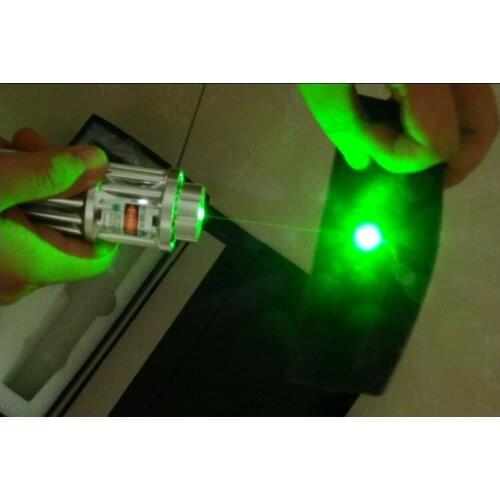 Strongest Powerful green laser pointers 500W 5000000m 532nm Lazer Flashlight Burning Match/dry wood/black/cigarettes+5 caps