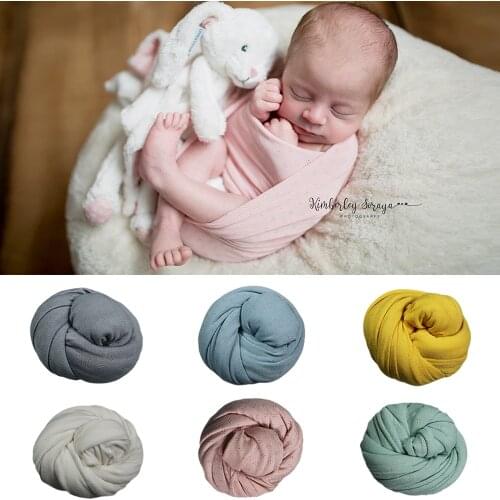 Don&Judy 2018 New 45*160 cm Stretch Breathable Wrap Newborn Photography Props Baby Photo Shoot Accessories Photograph For Studio