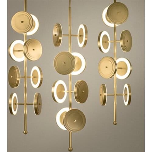 Led chandelier designer decoration living room soft decoration model room dining room hotel post modern Chandelier