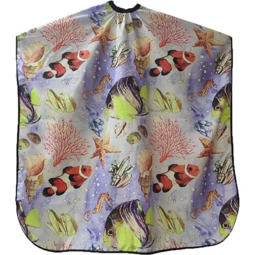 Barber Salon Accessories Hair Cutting Cape Hairdressing Salon Supplies Barber Cape Kids Cartoon Pattern Child Haircut Styling