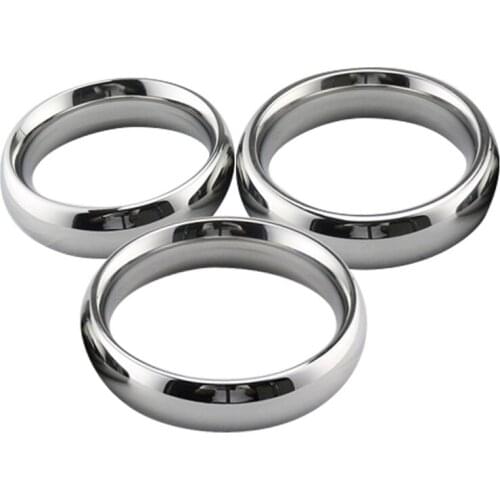 40/42.5/47.5/50/52.5/55mm Stainless Stimulating Penis Trainer Erection Ejaculation High Elasticity Time Lasting SexToys For Men