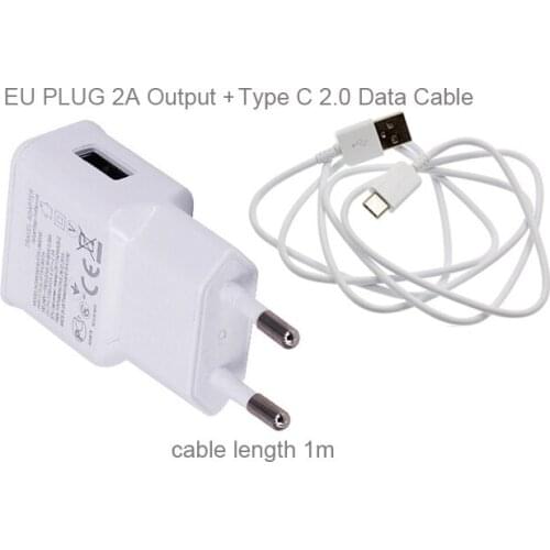 2A Type C USB Data Cable EU US Adapter Charger For Galaxy A8 A8+ A6 A6+ A9(2018),A8 A9 Star,NOTE8/S8,A8S A6S,NOTE9/S8/S9/C5 Pro